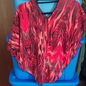 Vibrant Red Women's Top